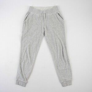 Lululemon Warm Down Jogger Velour Heathered Light Gray Size 6
